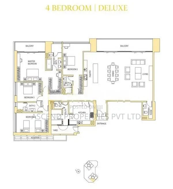 Best-Value 4BR Deluxe at One Galle Face Colombo 02