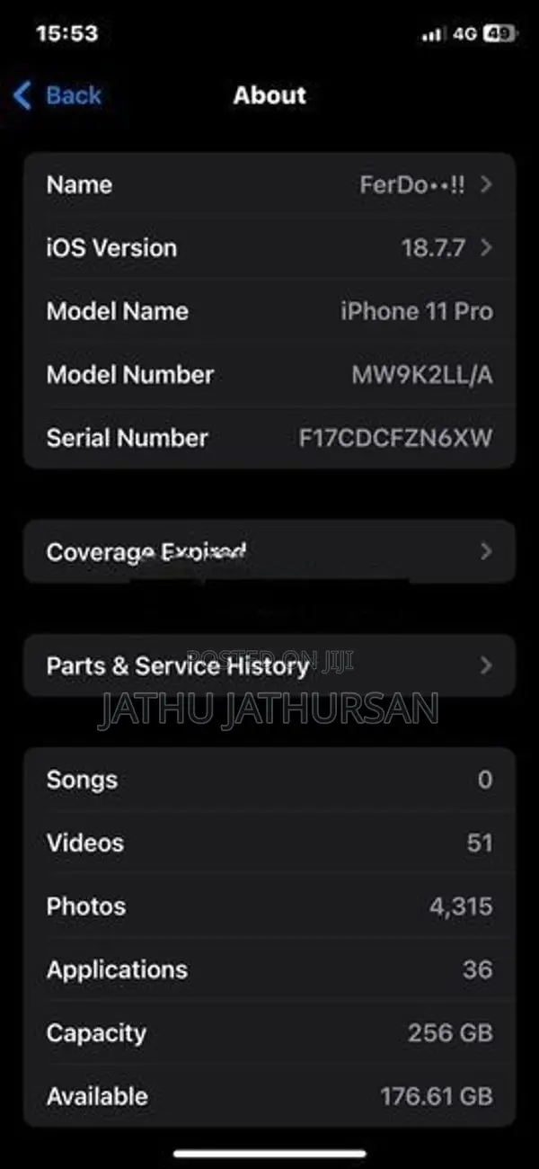 Apple iPhone 11 Pro (Used)