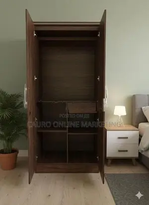 New Melamine 2 Door Cupboard 6*2.5 Wardrobe