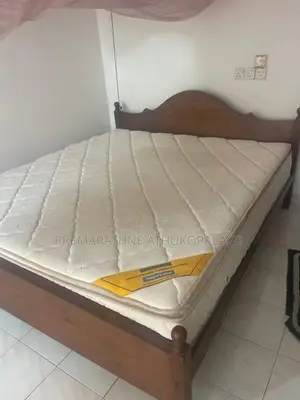 Large Double Bed with Mattress