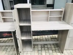 Modern American White Side 3 Cupboard Smart Study Table
