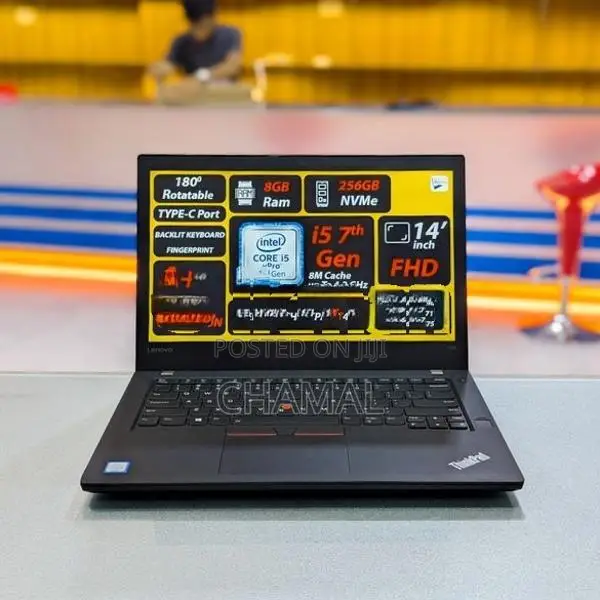 Lenovo ThinkPad T470 Core i5-6th Gen 8GB RAM 256GB Nvme Laptop