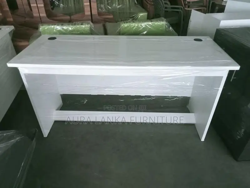 White Office Computer Table 4 by 2