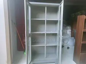 Steel Glass Office Cupboard 6 by 3