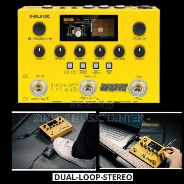 NUX NML3DLS Dual Loop Stereo Looper Pedal
