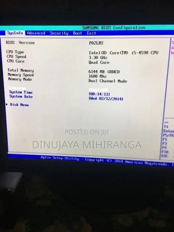 Samsung i5 4th Gen Computer Full Set