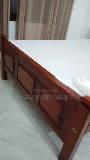 Mahogany Wood Queen Bed 6ftX5ft