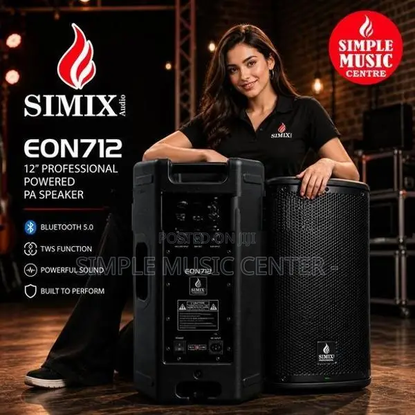 SIMIX - EON715 15-inch Professional Powered / Active PA Speaker BT