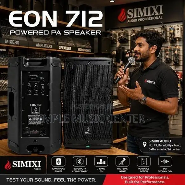 SIMIX - EON712 12-inch Professional Powered / Active PA Speaker