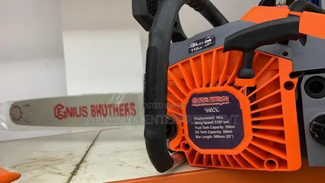 58CC Petrol Chainsaw (22" Bar length)