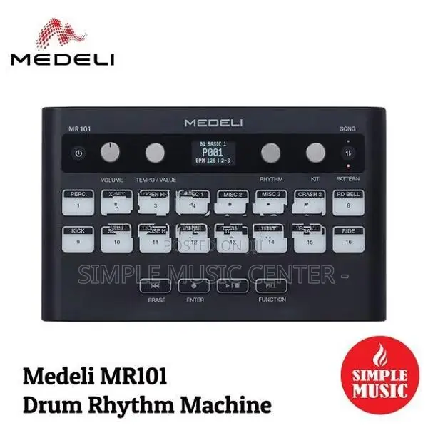 Medeli MR101 Rhythm Percussion Drum Machine Module