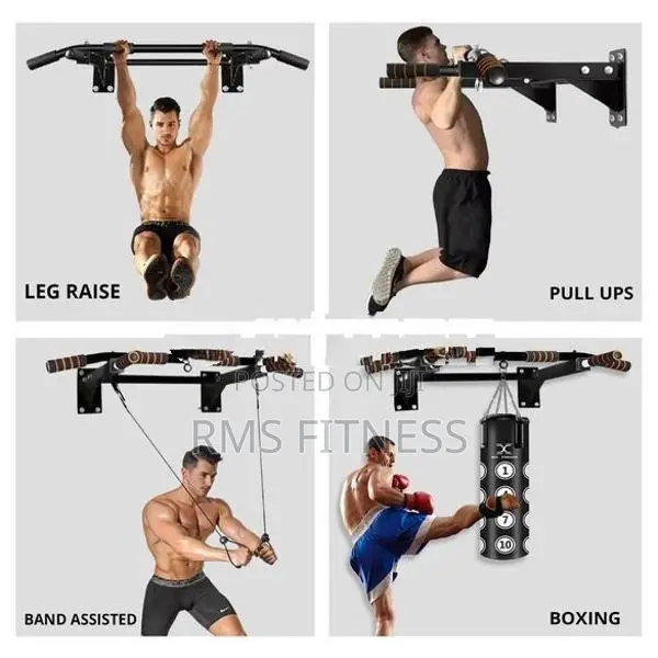 Brand New Wall Mount Chinup Bar/ Pullup Bar Home Gym-A1
