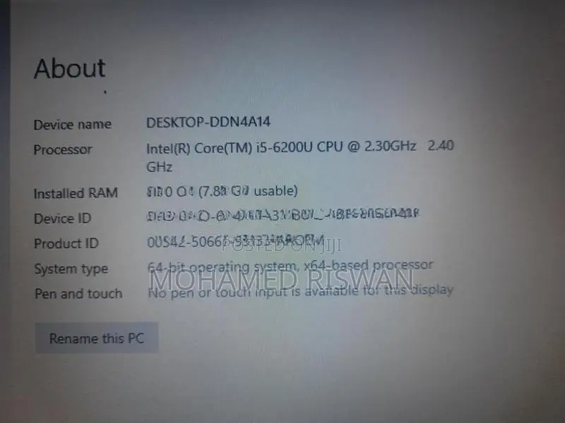 Dell Core i5 Laptop