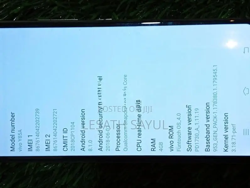 Vivo Y85A (Used)