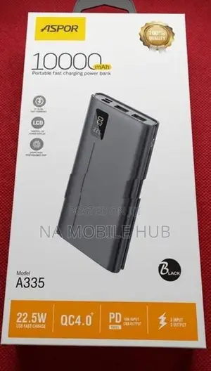ASPOR A335 Power Bank 10000mAh