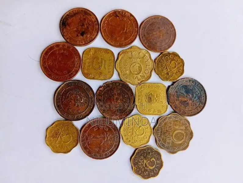 Rare 1920s Ceylon Coins Collection