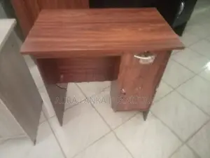 Melamine Writing Table with Cupboard