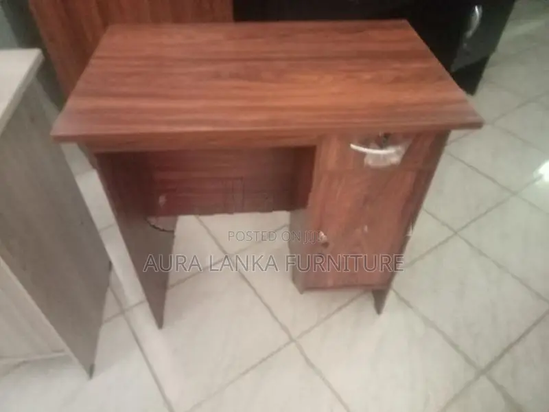 Melamine Writing Table with Cupboard