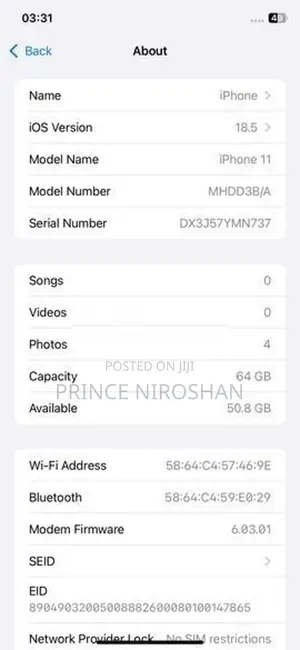 Apple iPhone 11 (Used)
