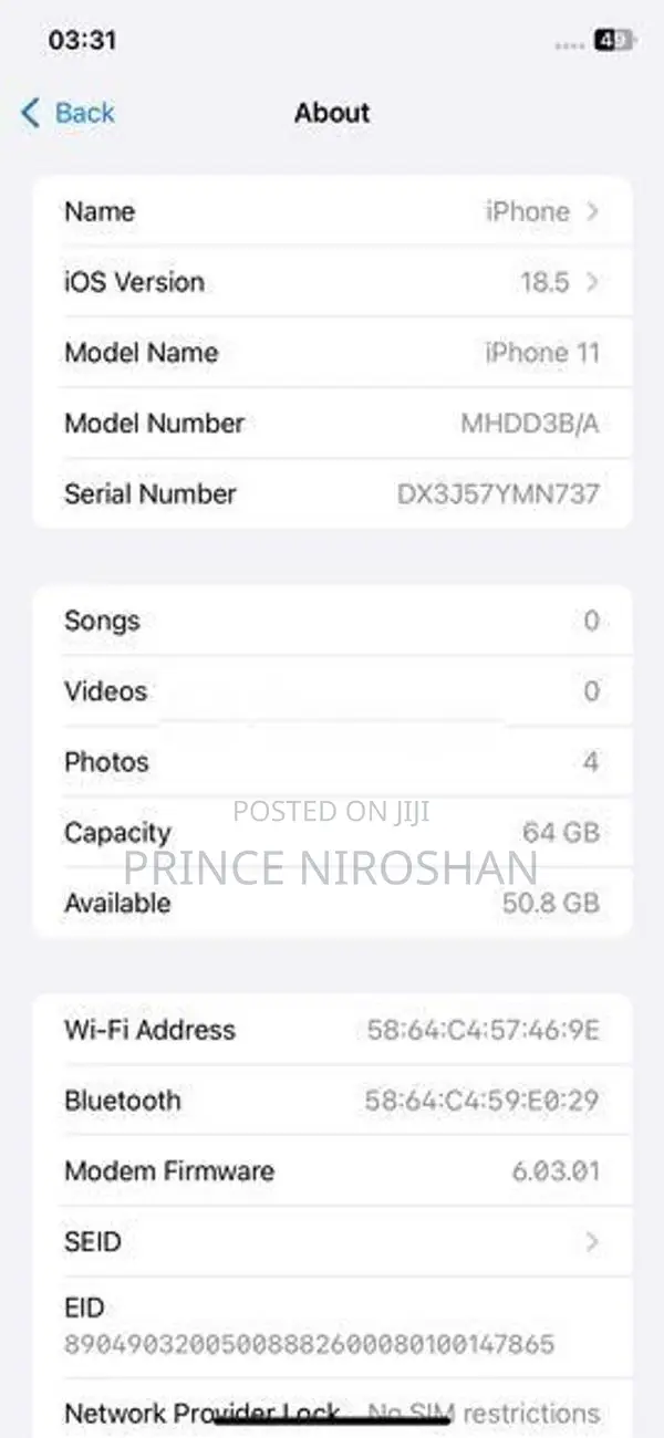 Apple iPhone 11 (Used)