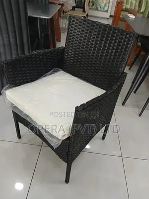 Brand New Cane Desing Chairs with Coffee Table