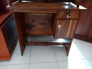 Melamine Writing Table with Cupboard 008