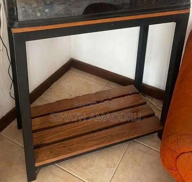 Curved Glass Full Set Fish Tank with Stand