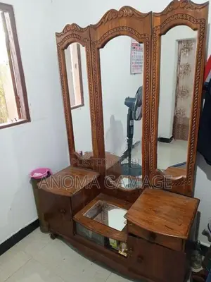 Teak Mirror Table