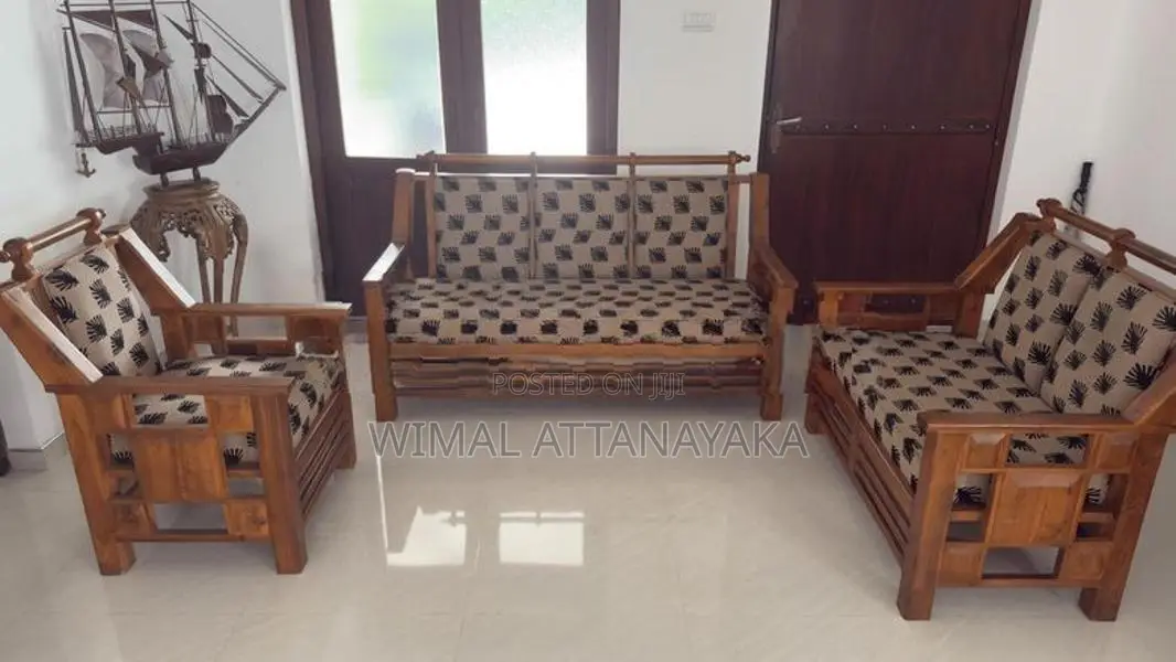 Teak Wood Sofa Set