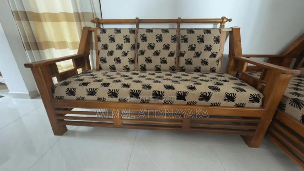 Teak Wood Sofa Set