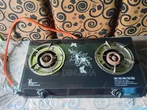 Glass Double Burner Gas Cooker