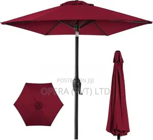 Outdoor Garden Set Table +4 Chair+Umbrella