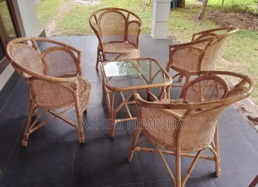 Cane Chair Set