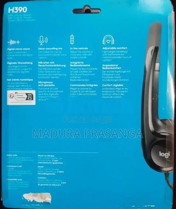 Logitech H390 Noise Cancelling Headset