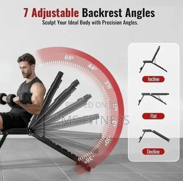 Brand New Adjustable Bench /Dumbbell /Weight -M1