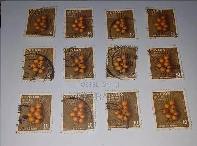 Old Ceylon Stamps Collection 1954
