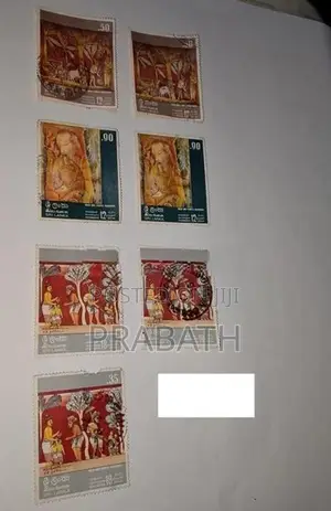 Old Ceylon Stamps Collection 1954