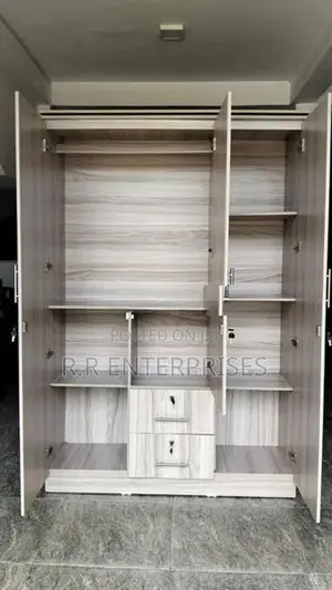 New 3 Door Cloth Hanging Melamine Wardrobes