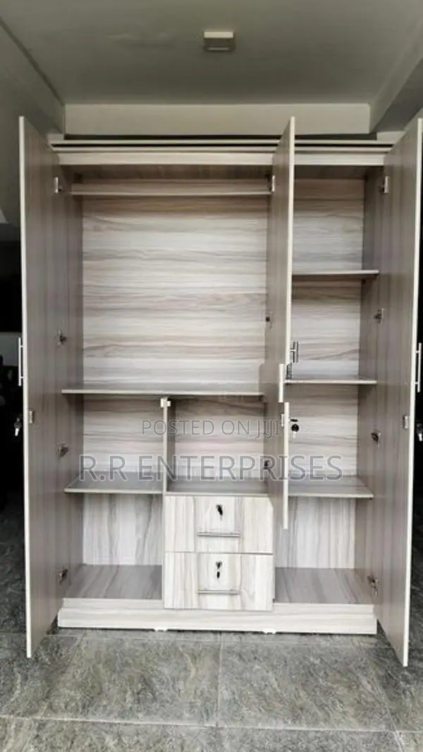New 3 Door Cloth Hanging Melamine Wardrobes