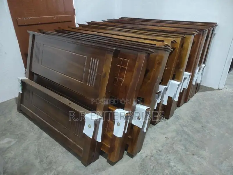 New 6*5 Ft Teak Triple Queen Box Bed