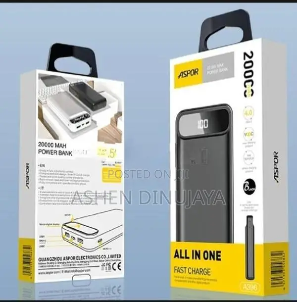 Aspor Power Bank 20000MAH