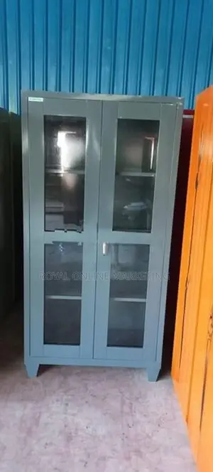 6 by 3 Steel Office Cupboard (M-23)