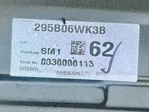 2023 Nissan Leaf Ze1 60kWh Japan Battery