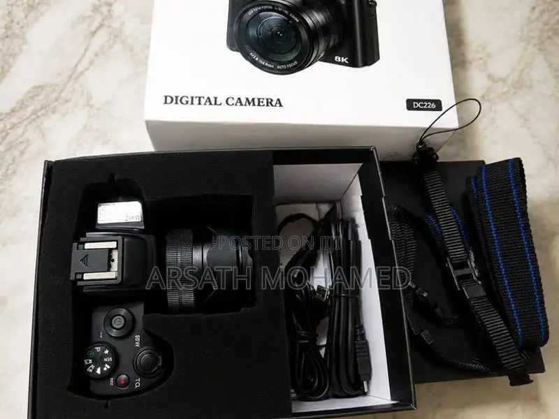 Digital Camera 8K Ultra HD