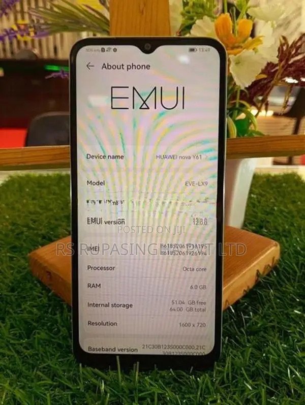 Huawei Nova Y61 6GB 64GB (Used)