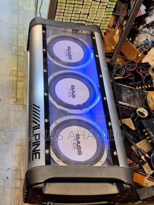 Alpine Car Underseat Subwoofer