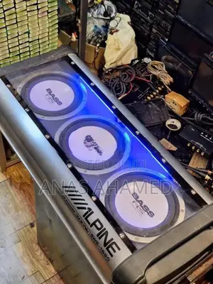 Alpine Car Underseat Subwoofer