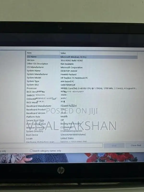 HP Pavilion 15 Notebook I3 Laptop