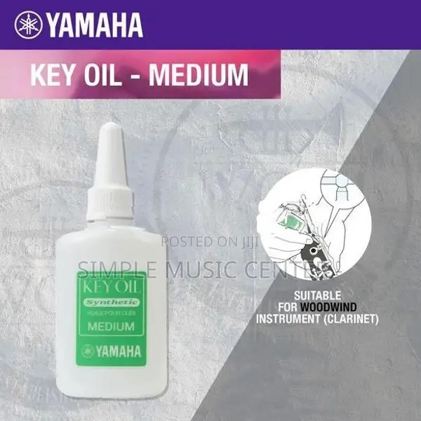 Yamaha Wind Instrument Medium Key Oil - 20ml (For Clarinet)