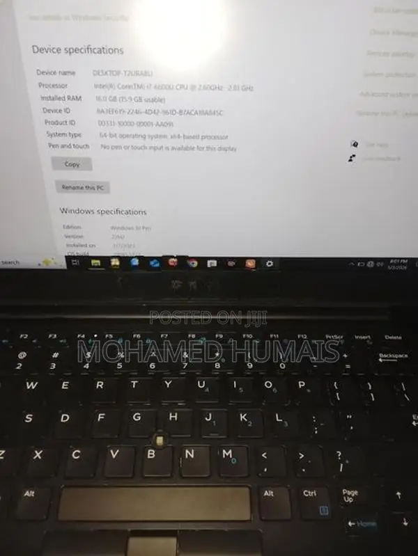Dell Core i7 (6th Gen) Laptop